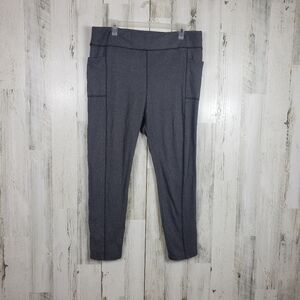 White birch gray fleece super soft leggings plus size 3XL